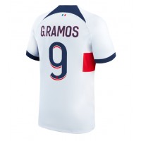 Camisa de Futebol Paris Saint-Germain Goncalo Ramos #9 Equipamento Secundário 2023-24 Manga Curta